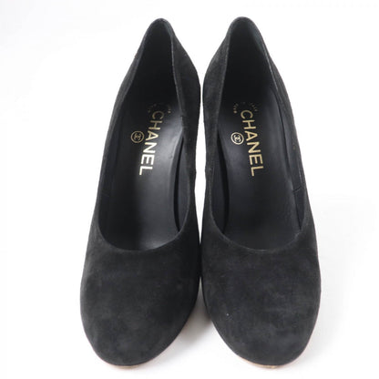 CHANEL pumps G33546 Main: Suede leather black Women 38