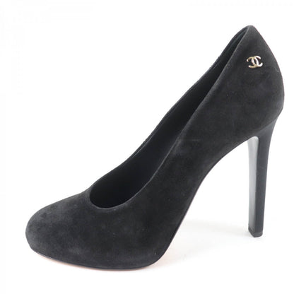 CHANEL pumps G33546 Main: Suede leather black Women 38