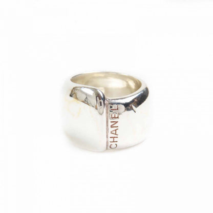 CHANEL Ring MainÃ¯Â¿Â½FSV925 Silver logo Women