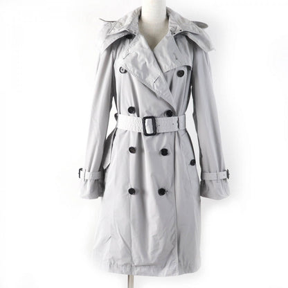 BURBERRY trench coat 8067908 Main: 100% polyester, Lining: 100% wool, Sleeve lining: 100% polyester, Part: 100% polyester, Filling: 100% polyester gray Women 40