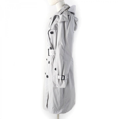 BURBERRY trench coat 8067908 Main: 100% polyester, Lining: 100% wool, Sleeve lining: 100% polyester, Part: 100% polyester, Filling: 100% polyester gray Women 40