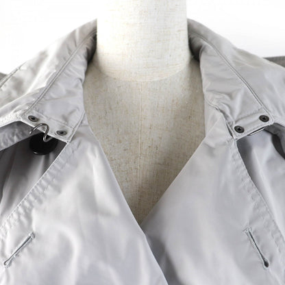 BURBERRY trench coat 8067908 Main: 100% polyester, Lining: 100% wool, Sleeve lining: 100% polyester, Part: 100% polyester, Filling: 100% polyester gray Women 40
