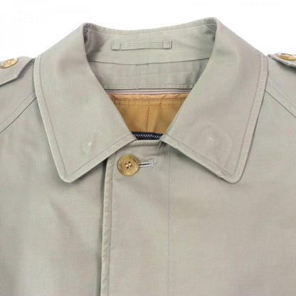 BURBERRY Stainless collar coat Outer: 70% cotton, Outer: 30% polyester, Lining: polyester, Lining: cotton, Sleeve lining: polyester khaki mens