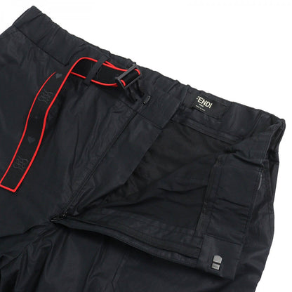 FENDI Pants FB0741 AHV5 Outer material: 100% cotton, part: 100% polyurethane black mens 50