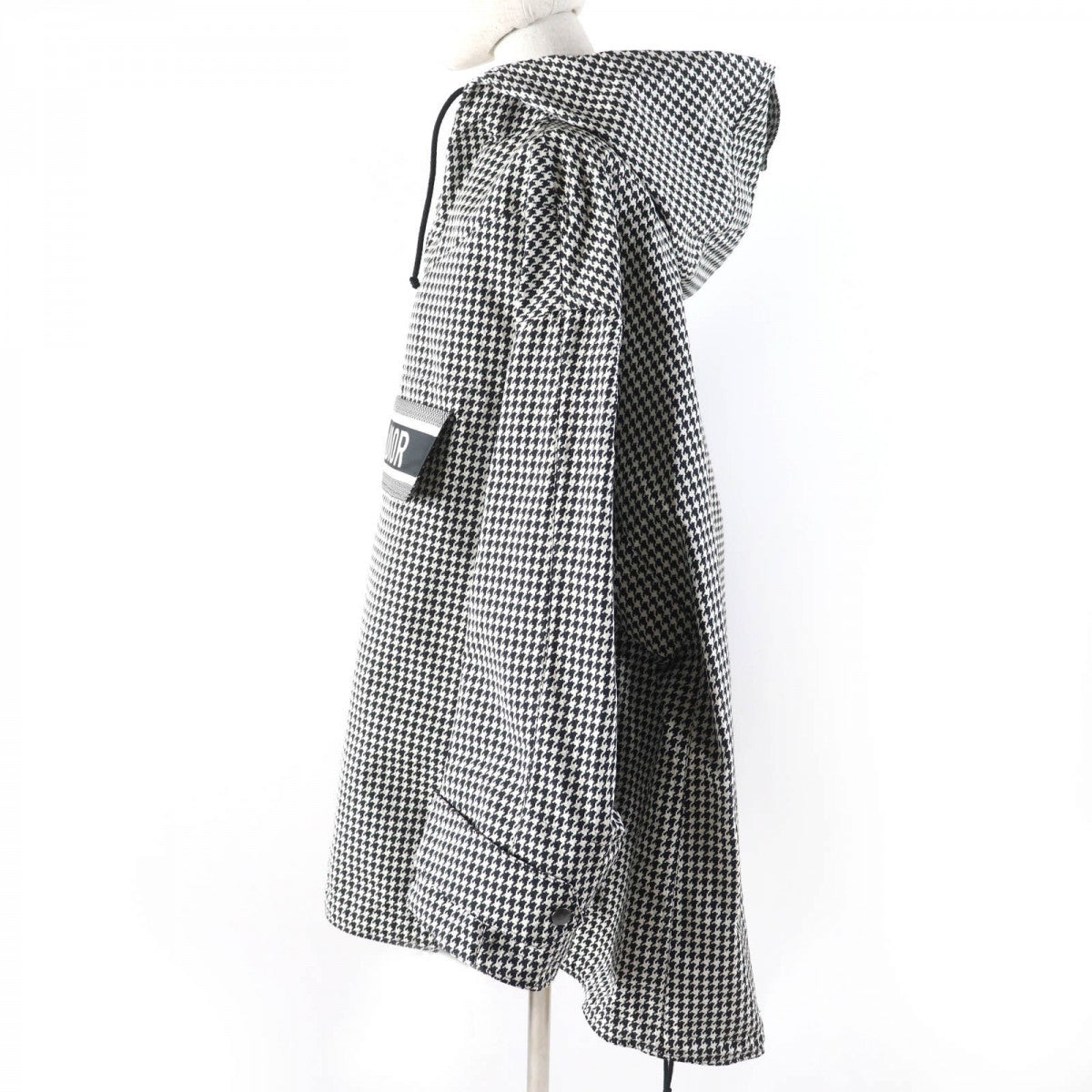 Christian Dior Blouson 017C10A2856 Main: 100% polyester, Part: 100% polyester White black anorak Women L