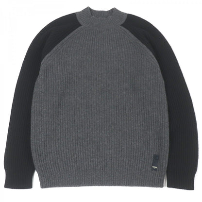 FENDI sweater FZY496 Main: 100% cashmere Gray black mens 46