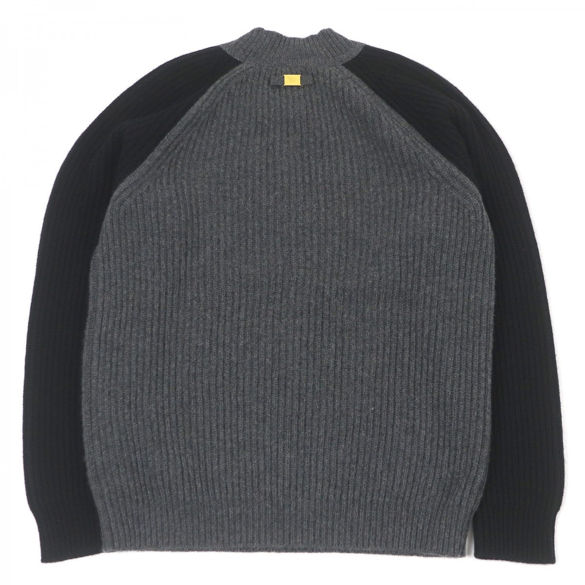 FENDI sweater FZY496 Main: 100% cashmere Gray black mens 46
