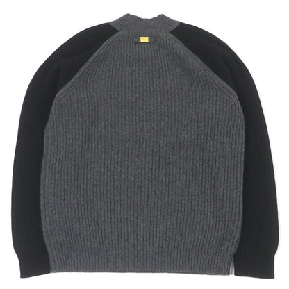 FENDI sweater FZY496 Main: 100% cashmere Gray black mens 46