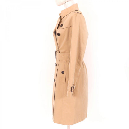 BURBERRY LONDON trench coat Main: 100% cotton, Part: Cowhide, Lining: Cotton, Sleeve lining: Cupra, Liner: 100% wool beige Women 36
