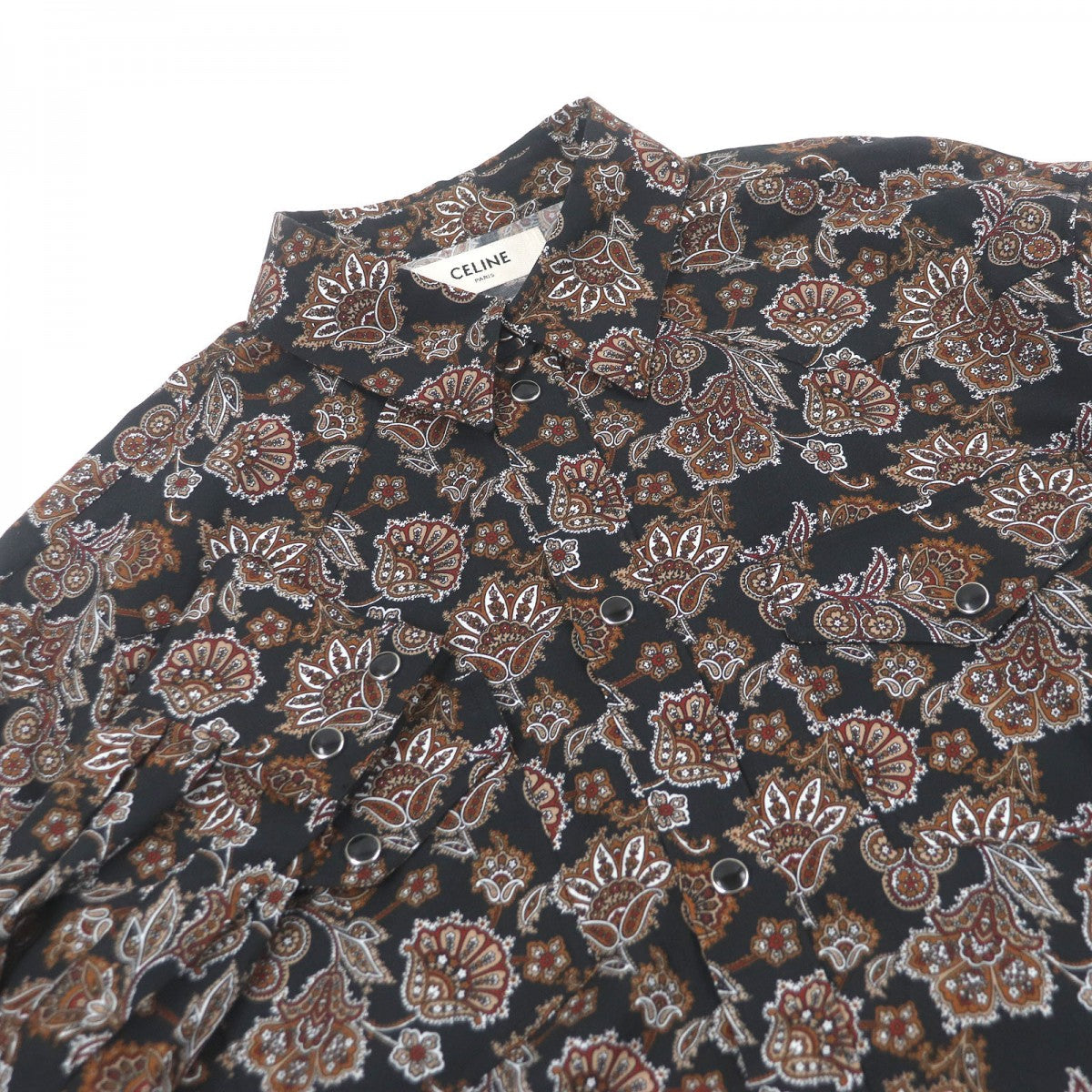 CELINE Long sleeve shirt 2C143428K Rayon black 38