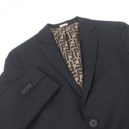 FENDI tailored jacket FJ0404 Outer: 100% wool, Lining: 100% polyester black mens 46