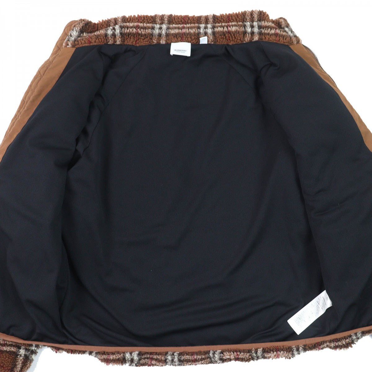 BURBERRY Jacket 8047868 Outer: 55% acrylic, Outer: 45% polyester, Lining: 100% polyester, Part: 64% cotton, Part: 36% polyamide (nylon) Brown type mens M