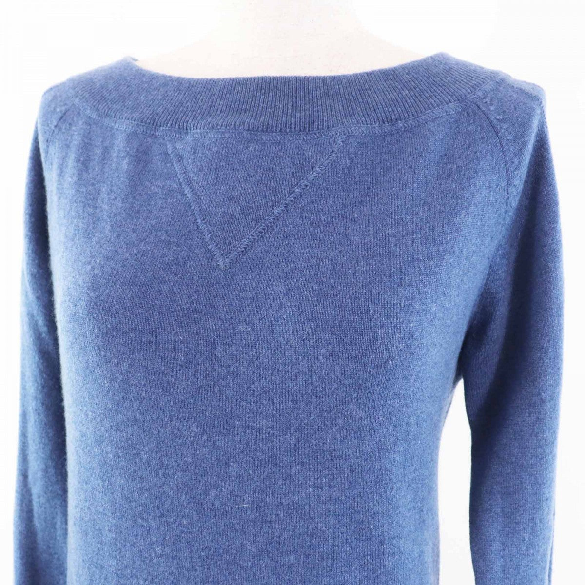 CHANEL knit P48050 Main: 100% cashmere blue Women 34