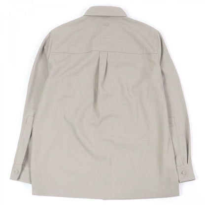 FENDI Long sleeve shirt FW1145 Main: 55% polyester, Main: 45% wool beige mens 44