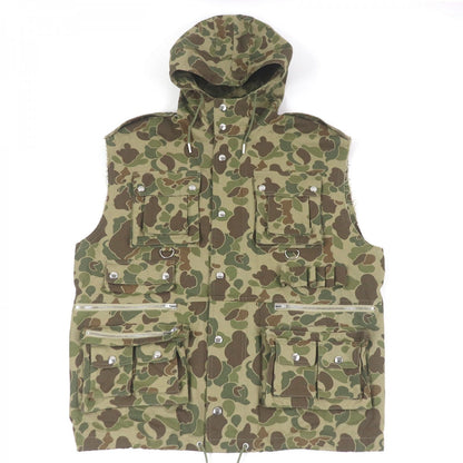 CELINE Vest 2W565060O Main: 100% cotton khaki mens 50