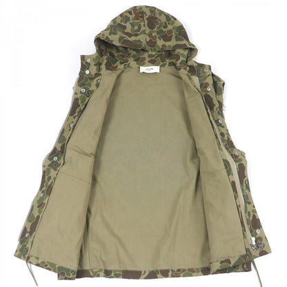 CELINE Vest 2W565060O Main: 100% cotton khaki mens 50