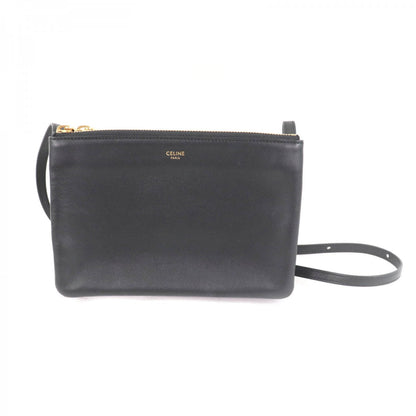 CELINE Shoulder Bag 19203 Main: Smooth lambskin black Trio Small Women