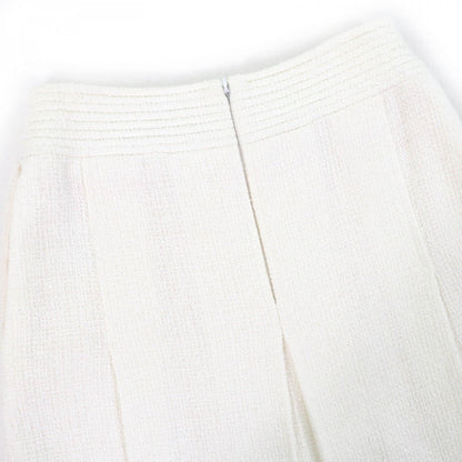 CHANEL Tweed skirt P43102V31742 Main: 100% cotton, Lining: 100% silk off white Women 34