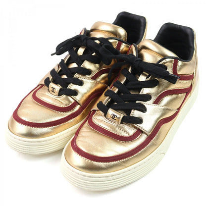 CHANEL sneakers G35063 Main: Patent leather Gold type mens 38