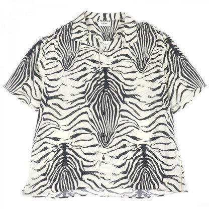 CELINE Short sleeve shirt 2C517346Q Main: 100% rayon White black mens 38