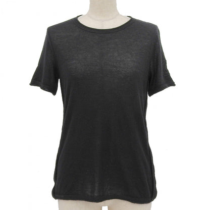 CHANEL Short sleeve knit P39410 cashmere black 38