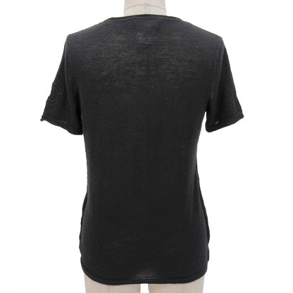 CHANEL Short sleeve knit P39410 cashmere black 38
