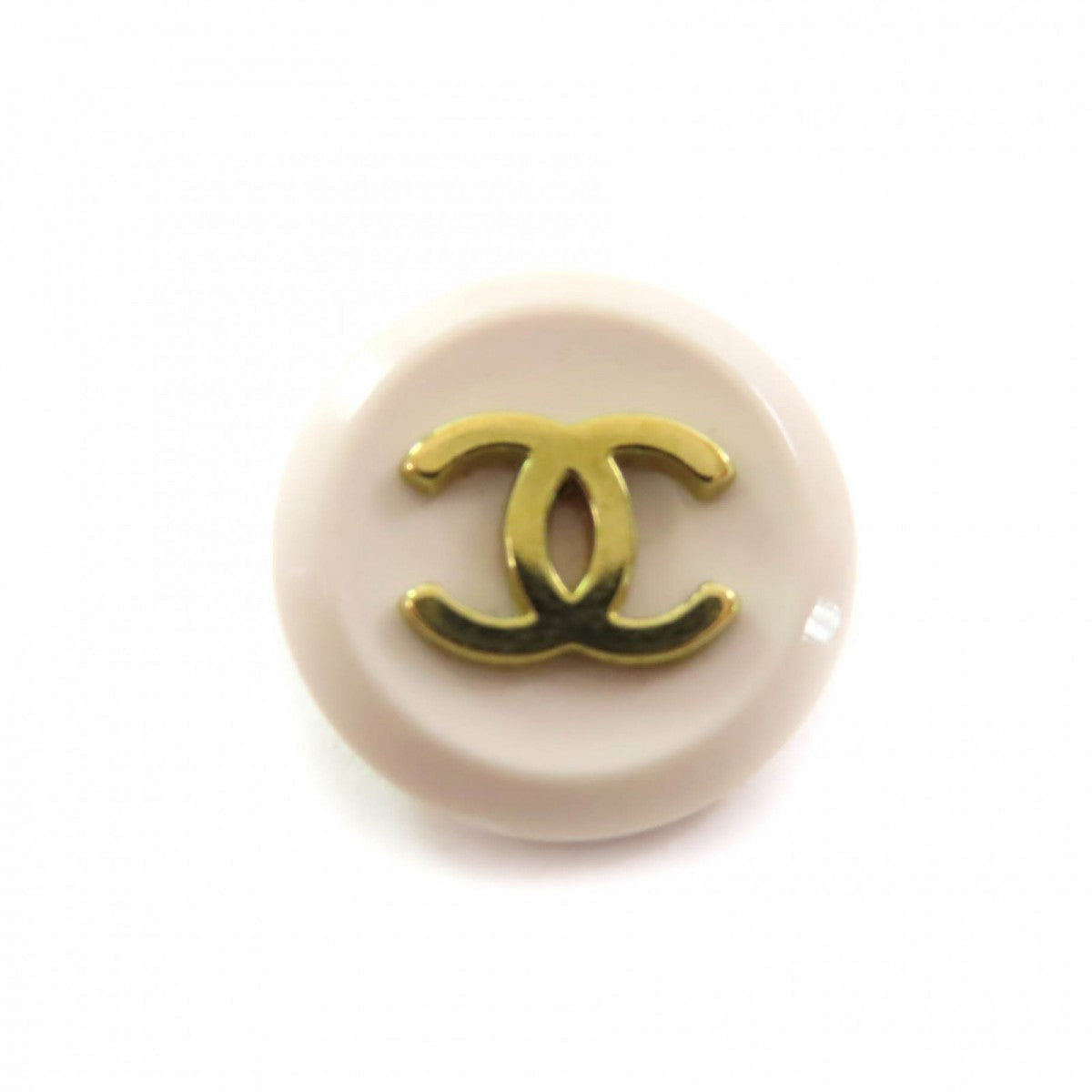 CHANEL Other fashion goods plastic Off-white gold Set of 4 buttons