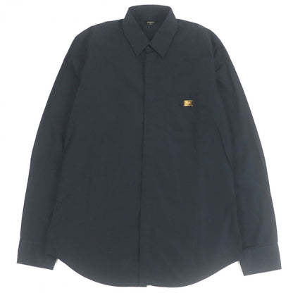 FENDI Long sleeve shirt FS0585 cotton black 39