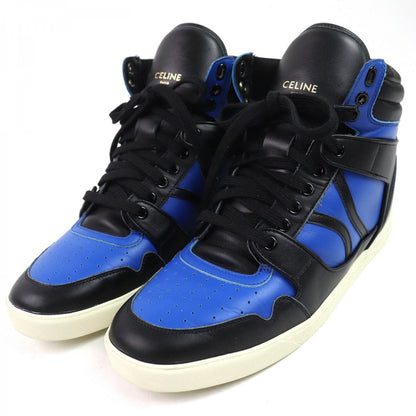 CELINE High cut sneakers Main: Leather Black blue BREAK mens 41