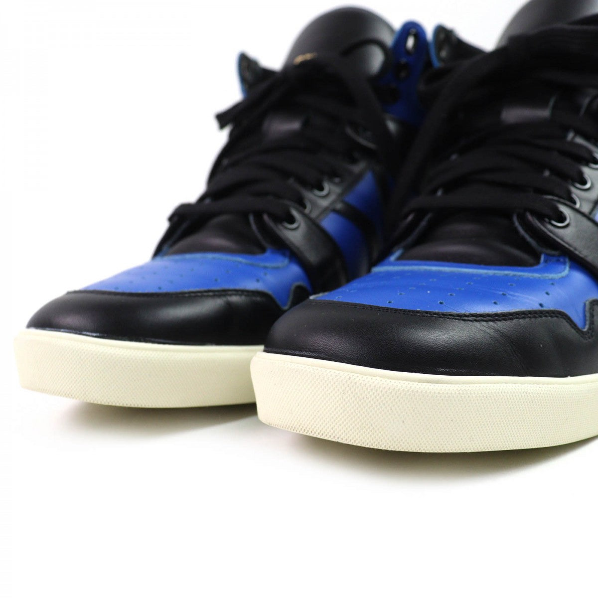 CELINE High cut sneakers Main: Leather Black blue BREAK mens 41