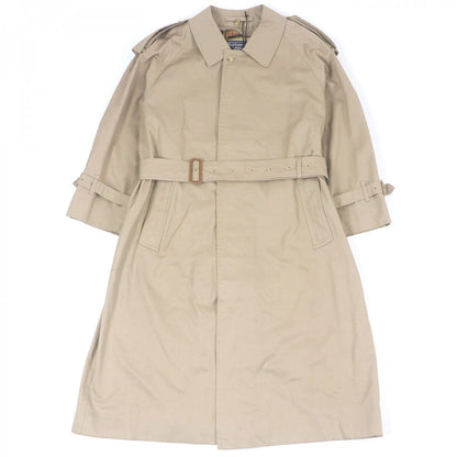 BURBERRY trench coat Outer: 51% cotton, Outer: 49% polyester, Lining: 50% polyester, Lining: 50% cotton beige mens