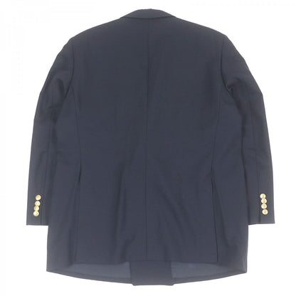 BURBERRY tailored jacket Outer: 99% wool, Outer: 1% nylon, Lining: polyester, Lining: cupra Navy mens
