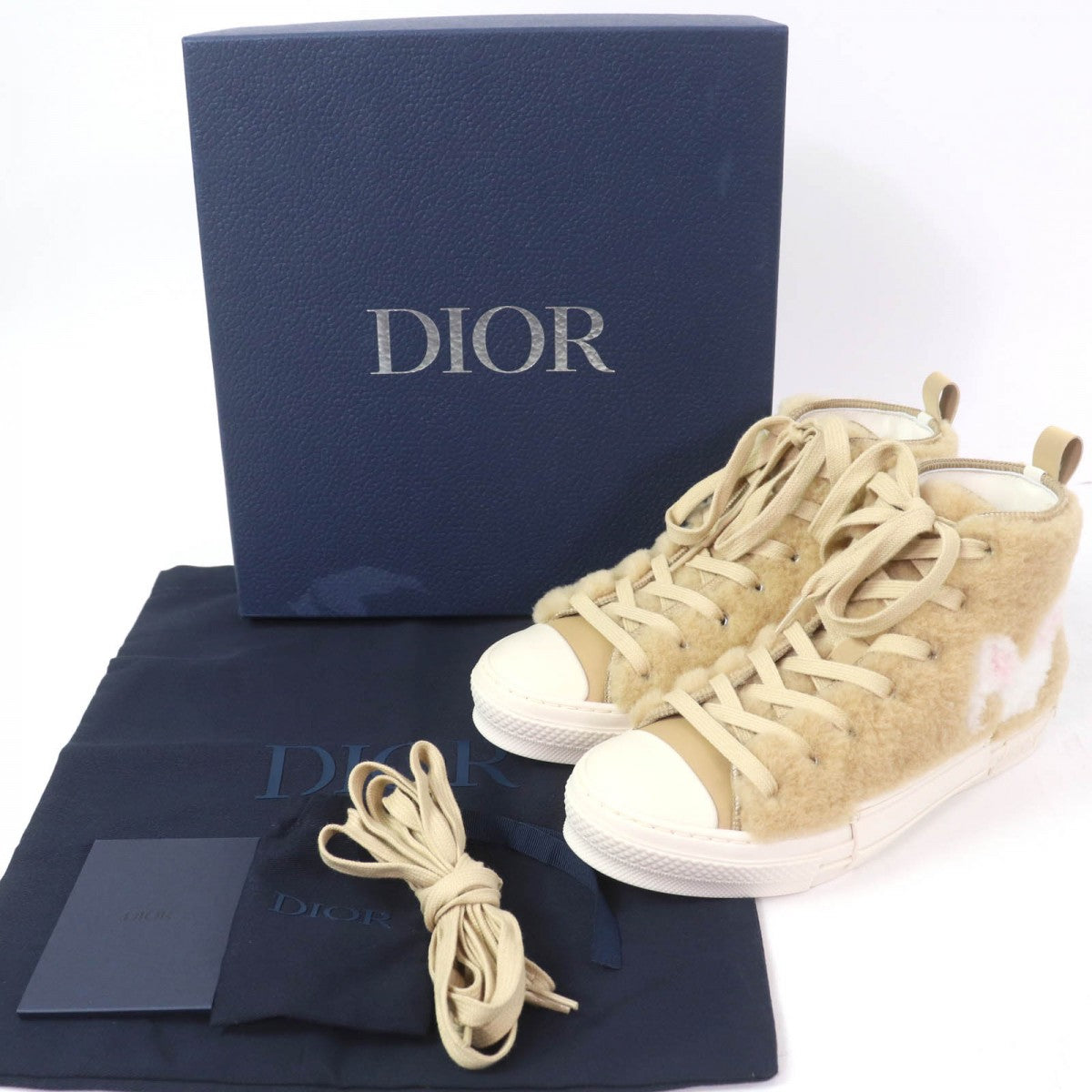 Dior High cut sneakers 3SH129ZTR Main: Boa beige B23 Women 37
