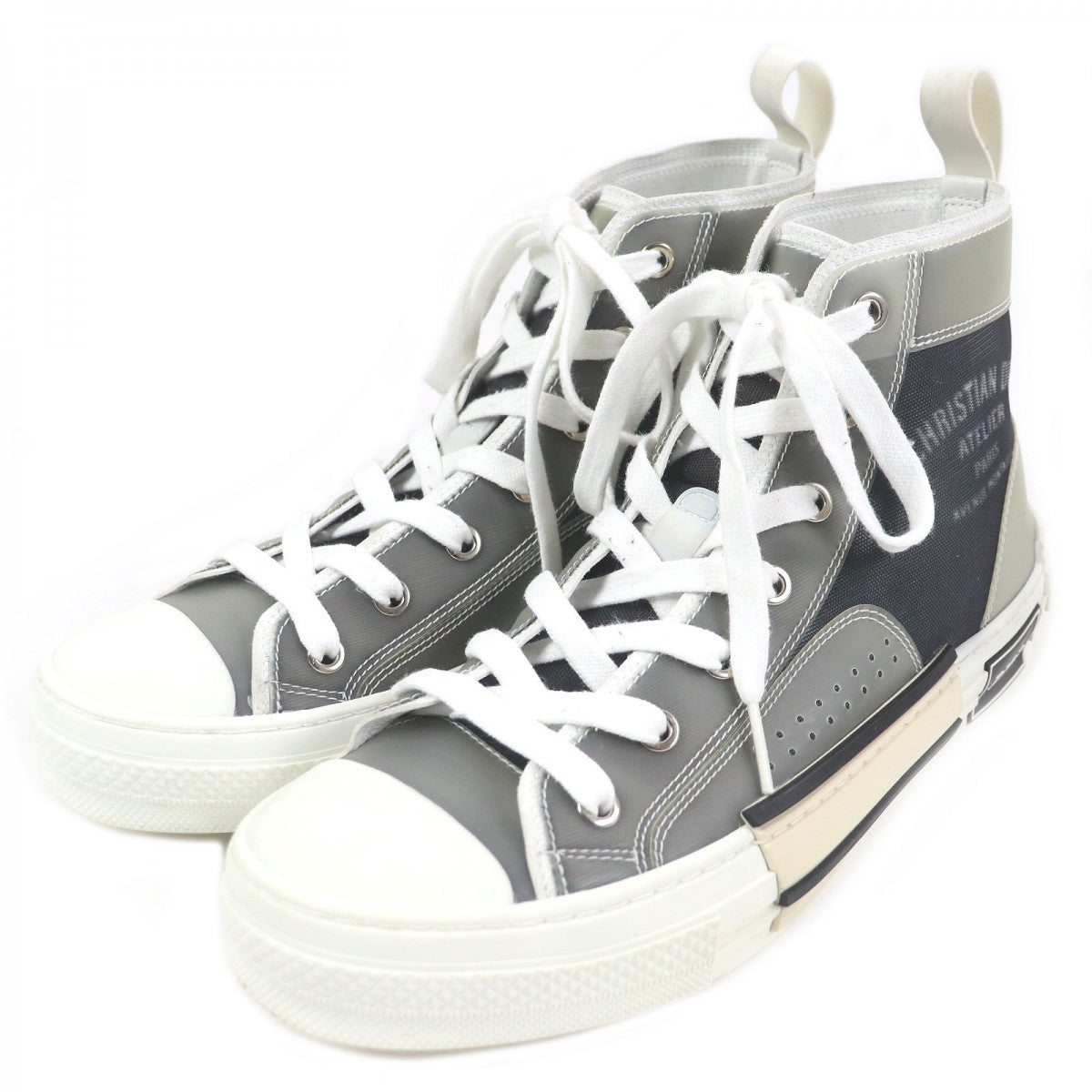 Dior HOMME High cut sneakers Part: Rubber Gray type B23 mens 39