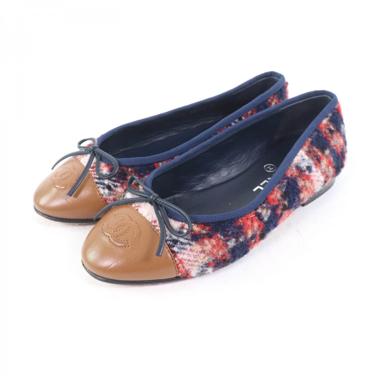 CHANEL pumps Main: Tweed, Part: Leather Multi Women 35.5