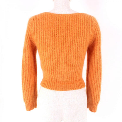 CELINE cardigan 2A38T377N Main: 70% mohair, Main: 30% silk Orange Women XS