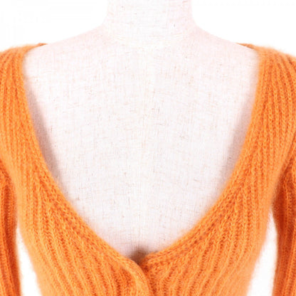CELINE cardigan 2A38T377N Main: 70% mohair, Main: 30% silk Orange Women XS