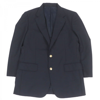 BURBERRY tailored jacket Outer: 99% wool, Outer: 1% nylon, Lining: polyester, Lining: cupra Navy mens