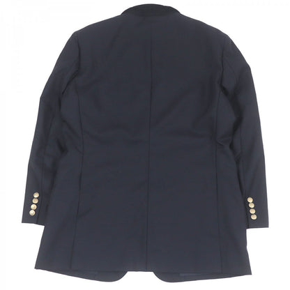 BURBERRY tailored jacket Outer: 99% wool, Outer: 1% nylon, Lining: polyester, Lining: cupra Navy mens