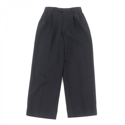 CELINE slacks 2P519673D Outer: 100% wool, Lining: 100% cotton, Part: leather black Women 34