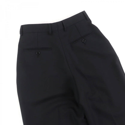 CELINE slacks 2P519673D Outer: 100% wool, Lining: 100% cotton, Part: leather black Women 34