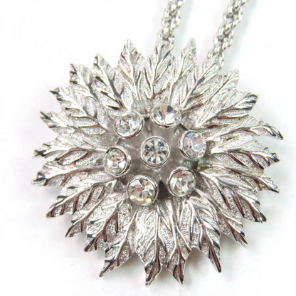 Christian Dior Necklace Metal, Rhinestone Silver