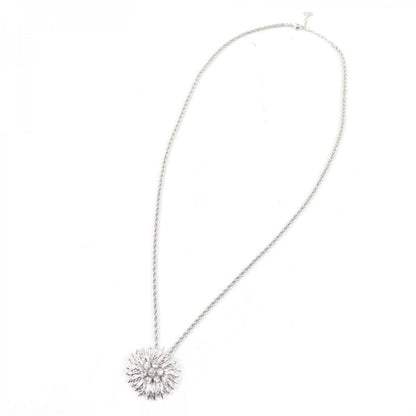 Christian Dior Necklace Metal, Rhinestone Silver