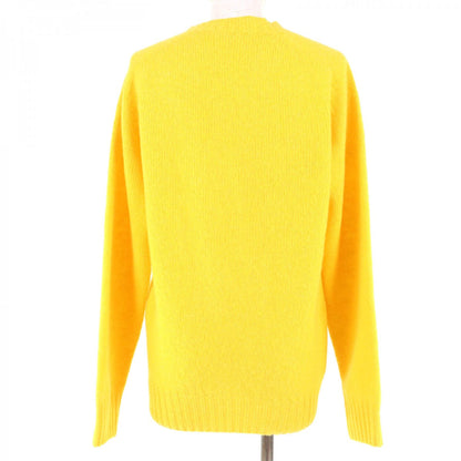 CELINE knit 2 3GO0/799A Main: 100% wool yellow Women XS
