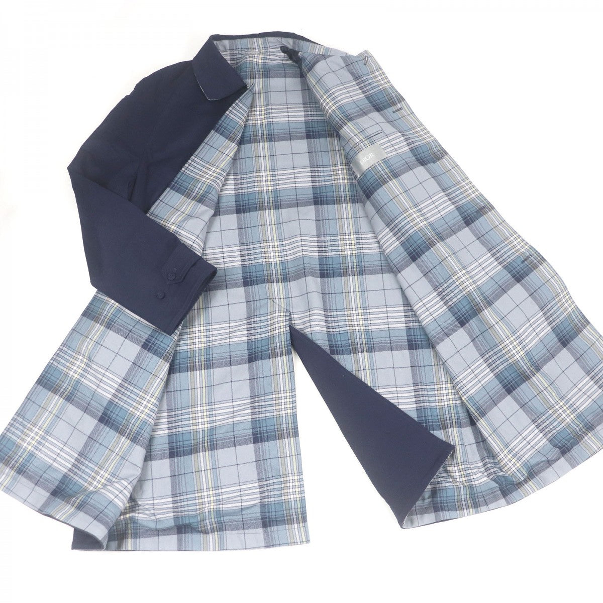 Dior HOMME coat 513C350A6471 cotton Navy 48