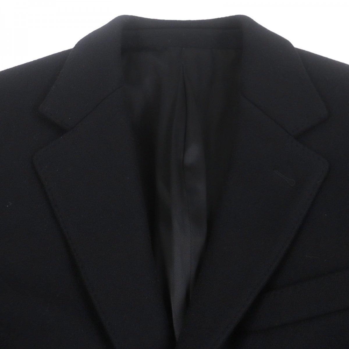 CELINE Chester coat 2M025863C Outer: 90% wool, Outer: 10% nylon, Lining: 100% cupra, Lining: 100% cotton black mens 44