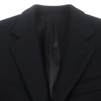 CELINE Chester coat 2M025863C Outer: 90% wool, Outer: 10% nylon, Lining: 100% cupra, Lining: 100% cotton black mens 44