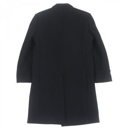 CELINE Chester coat 2M025863C Outer: 90% wool, Outer: 10% nylon, Lining: 100% cupra, Lining: 100% cotton black mens 44