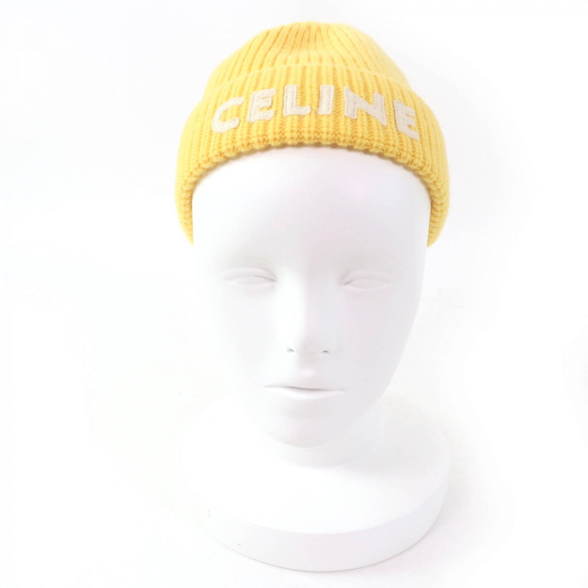 CELINE Knit cap 2A61W535Q Main: Wool yellow Women