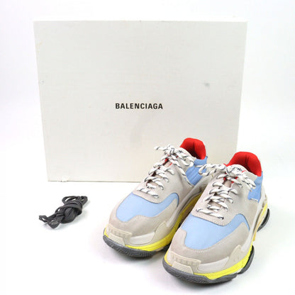 BALENCIAGA sneakers 533885 Main: suede leather, Main: nylon multicolor Triple S mens 41